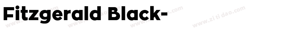 Fitzgerald Black字体转换
